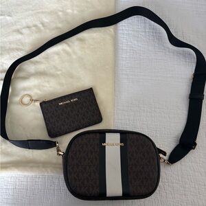 Michael Kors Crossbody Bag and Small Logo Wallet